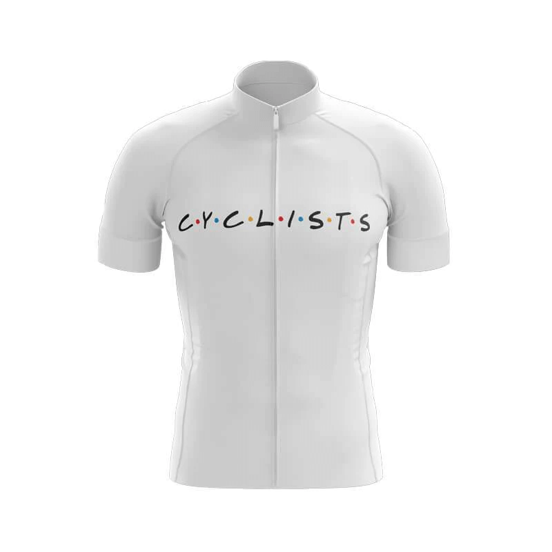 White best sale cycling top